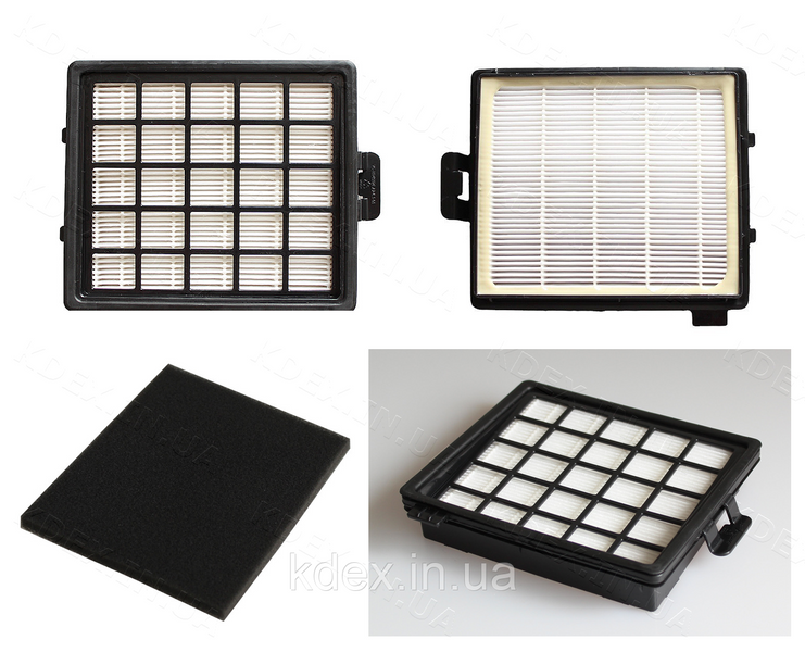 Комплект фільтр HEPA до пилососа Philips EasyLife FC8140, FC8142, FC8144, FC8146, FC8148 123 фото