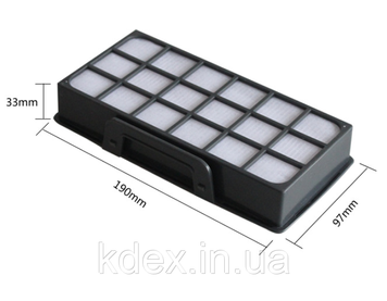Фильтр HEPA выходной для пылесоса Rowenta X-Trem Power Cyclonic RO6984EA, RO6963 RS-RT4310, ZR920101 37 фото