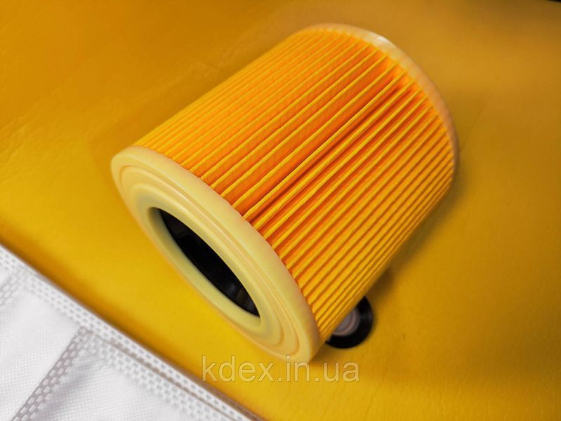 Комплект: Одноразовые флисовые мешки 5 шт и фильтр для пылесосов Karcher WD2, А, MV2 и тд. 118 фото